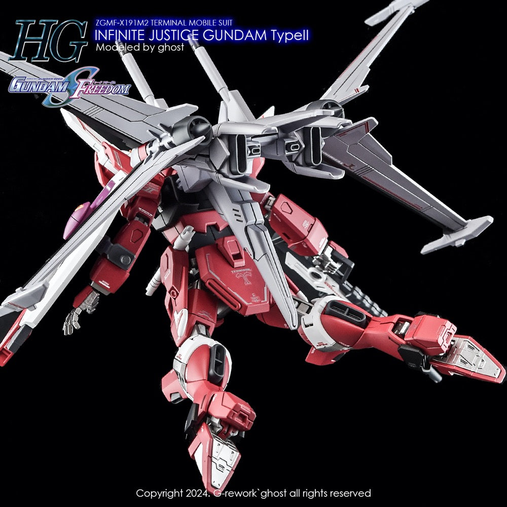 G-Rework CD-H251 Premium Decal for HG Seed Infinite Justice Gundam Type 2