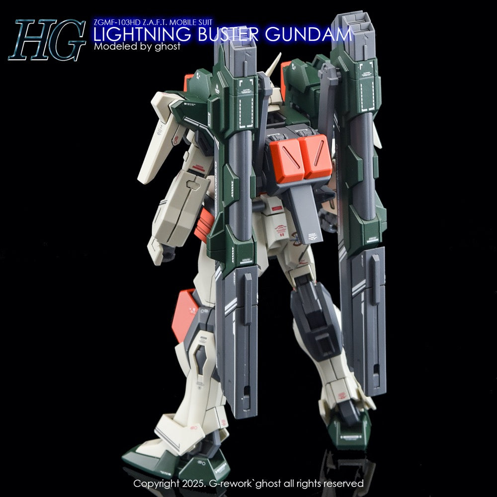 G-Rework CD-H253 Premium Decal for HG Seed Lighting Buster Gundam