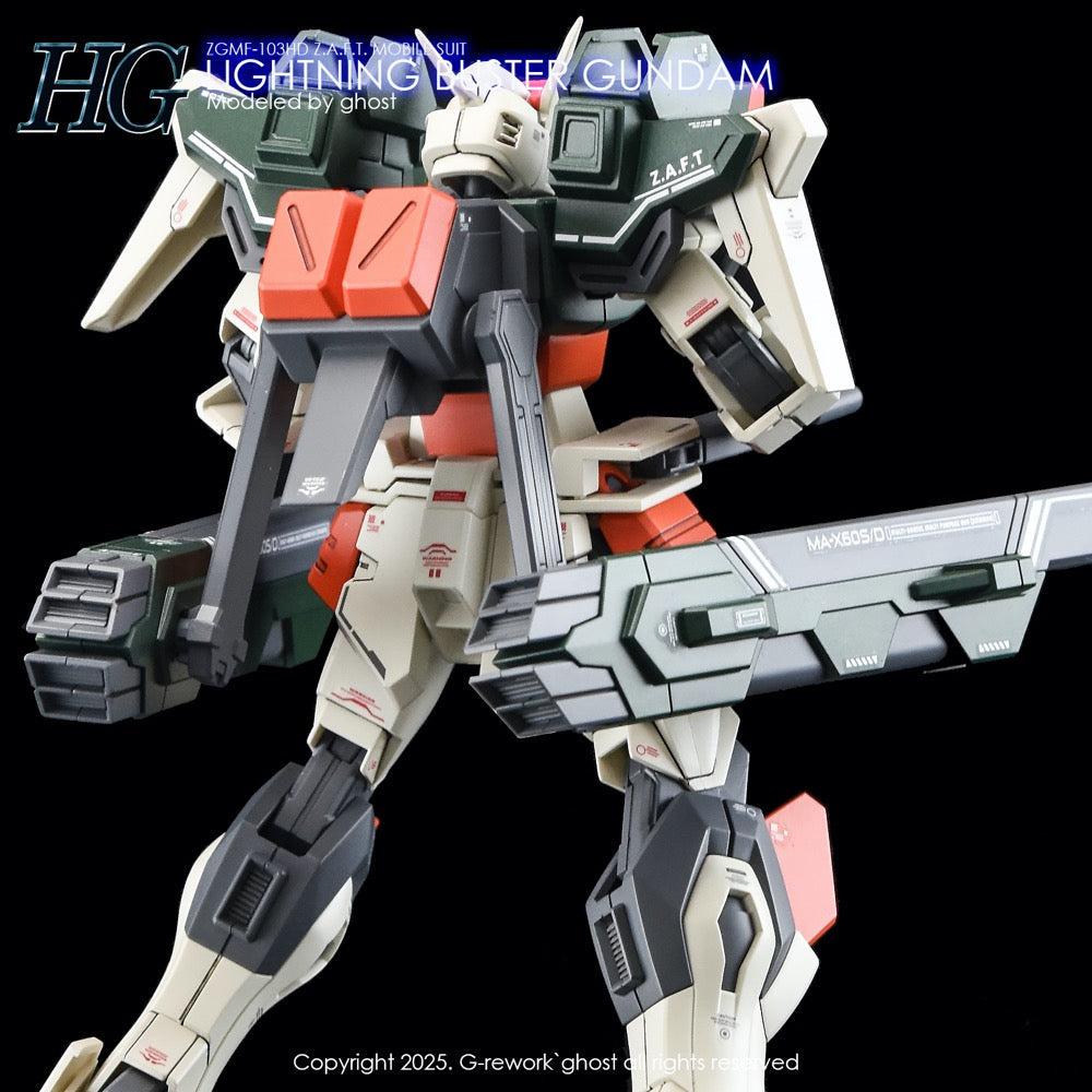 G-Rework CD-H253 Premium Decal for HG Seed Lighting Buster Gundam