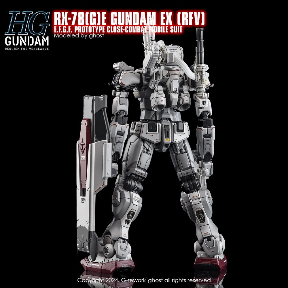 G-Rework CD-H255 Premium Decal for HG Rfv Rx-78Ge Gundam Ex