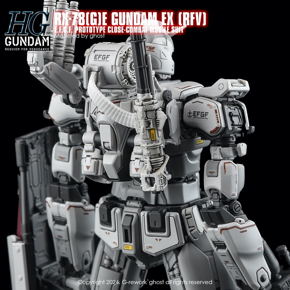 G-Rework CD-H255 Premium Decal for HG Rfv Rx-78Ge Gundam Ex