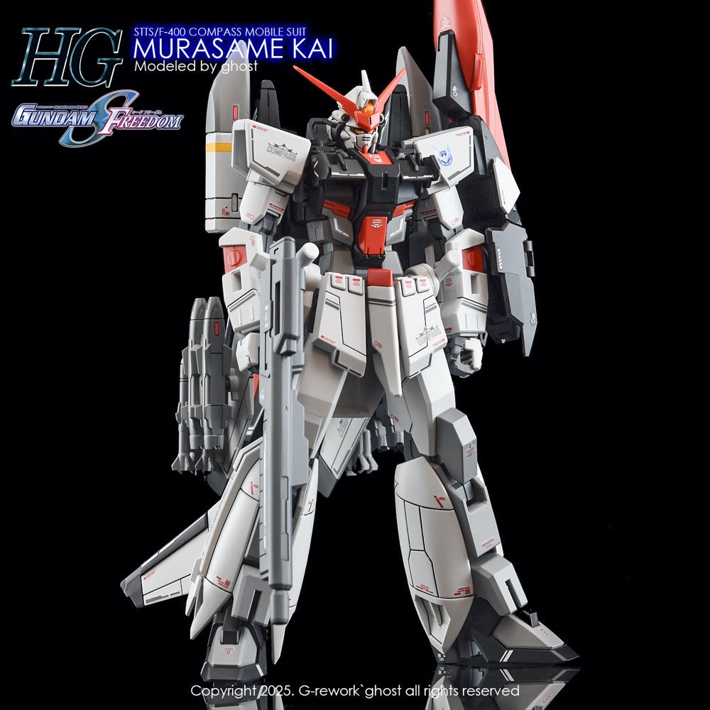 G-Rework CD-H256 Premium Decal for HG Seed Murasame Kai
