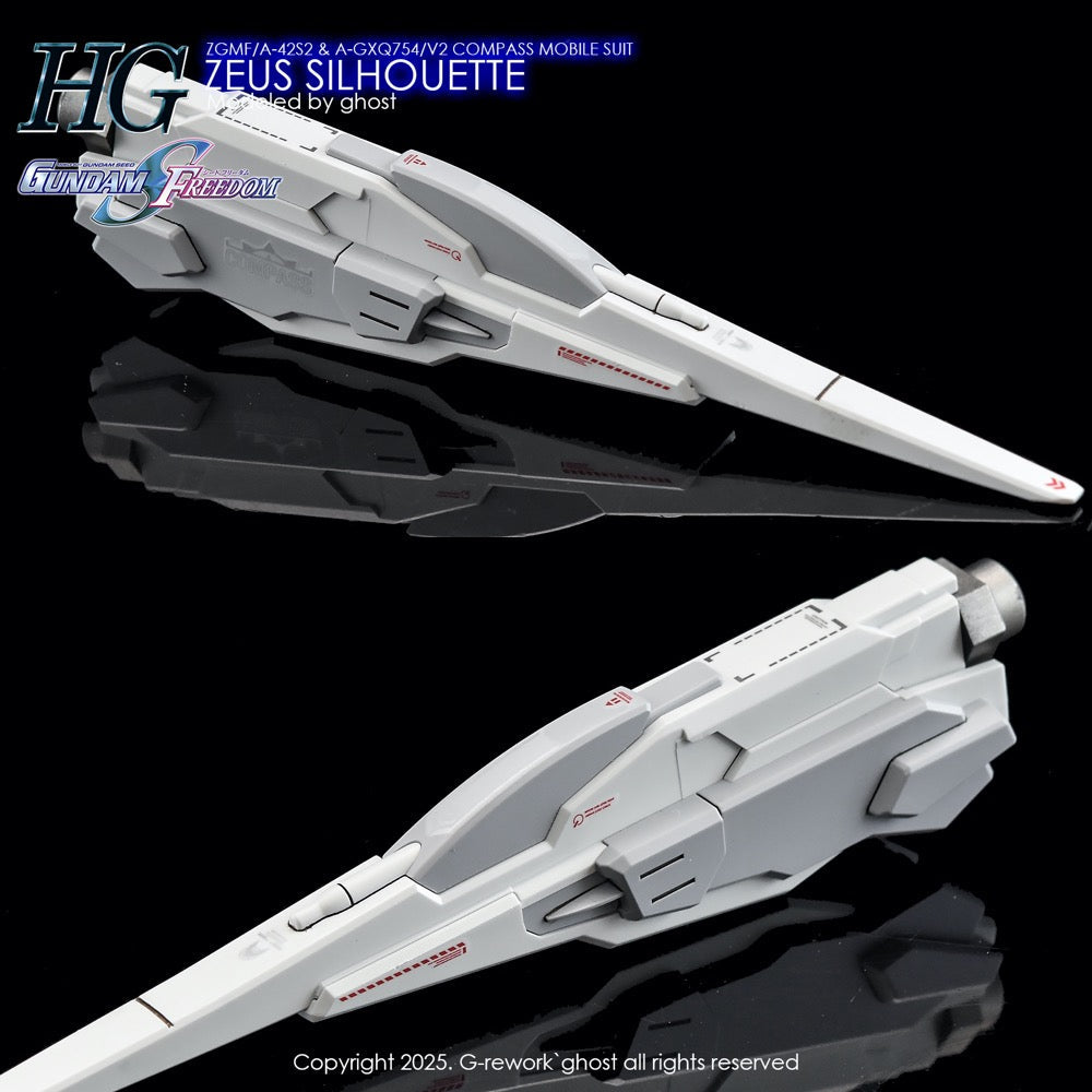 G-Rework CD-H258 Premium Decal for HG Zeus Silhouette
