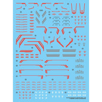 G-Rework CD-H258 Premium Decal for HG Zeus Silhouette