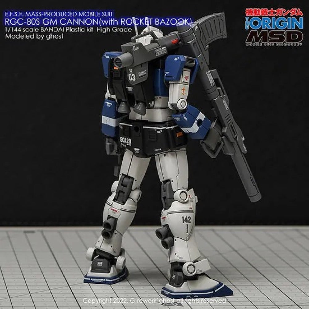 G-Rework CD-HL-GCRB Premium Decal for HG RGc-08S Gm Cannon (Rocket Bazook Type)