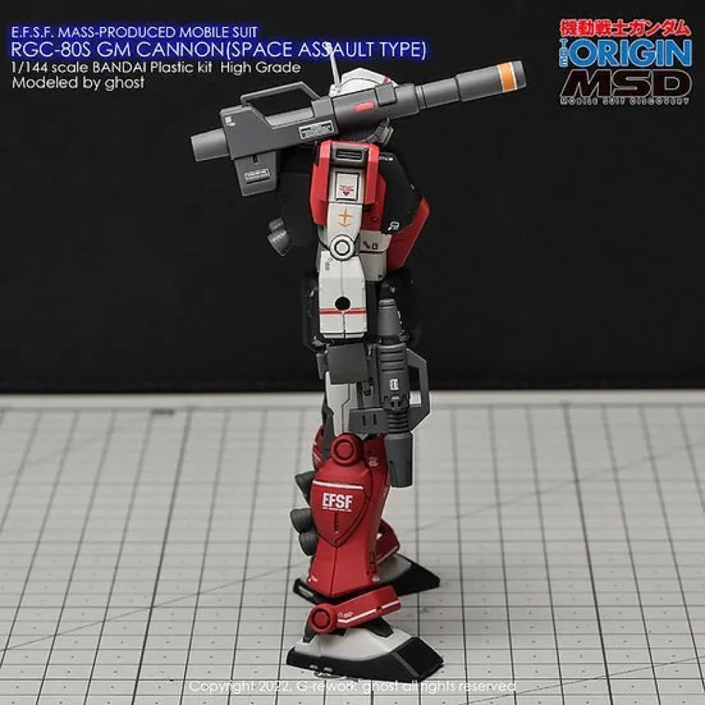 G-Rework CD-HL-GCSA Premium Decal for HG RGc-08S Gm Cannon (Space Assault Type)