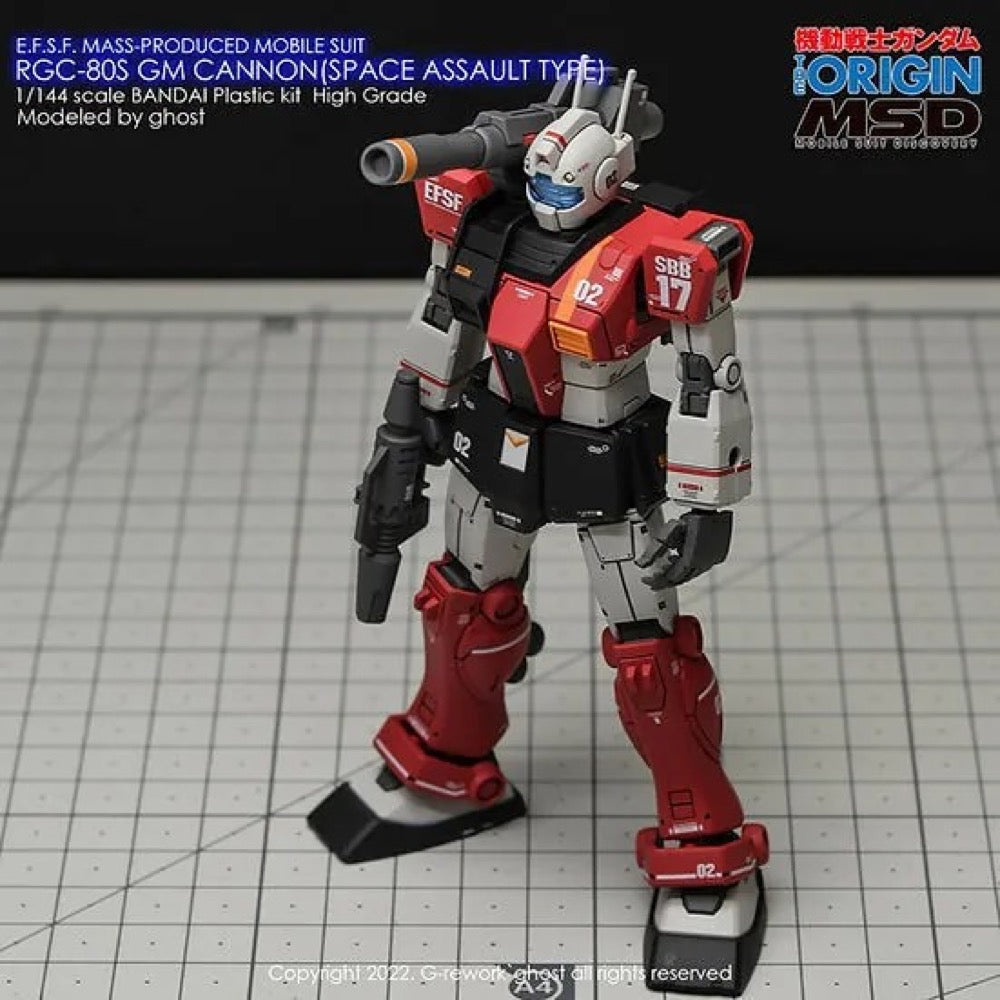 G-Rework CD-HL-GCSA Premium Decal for HG RGc-08S Gm Cannon (Space Assault Type)