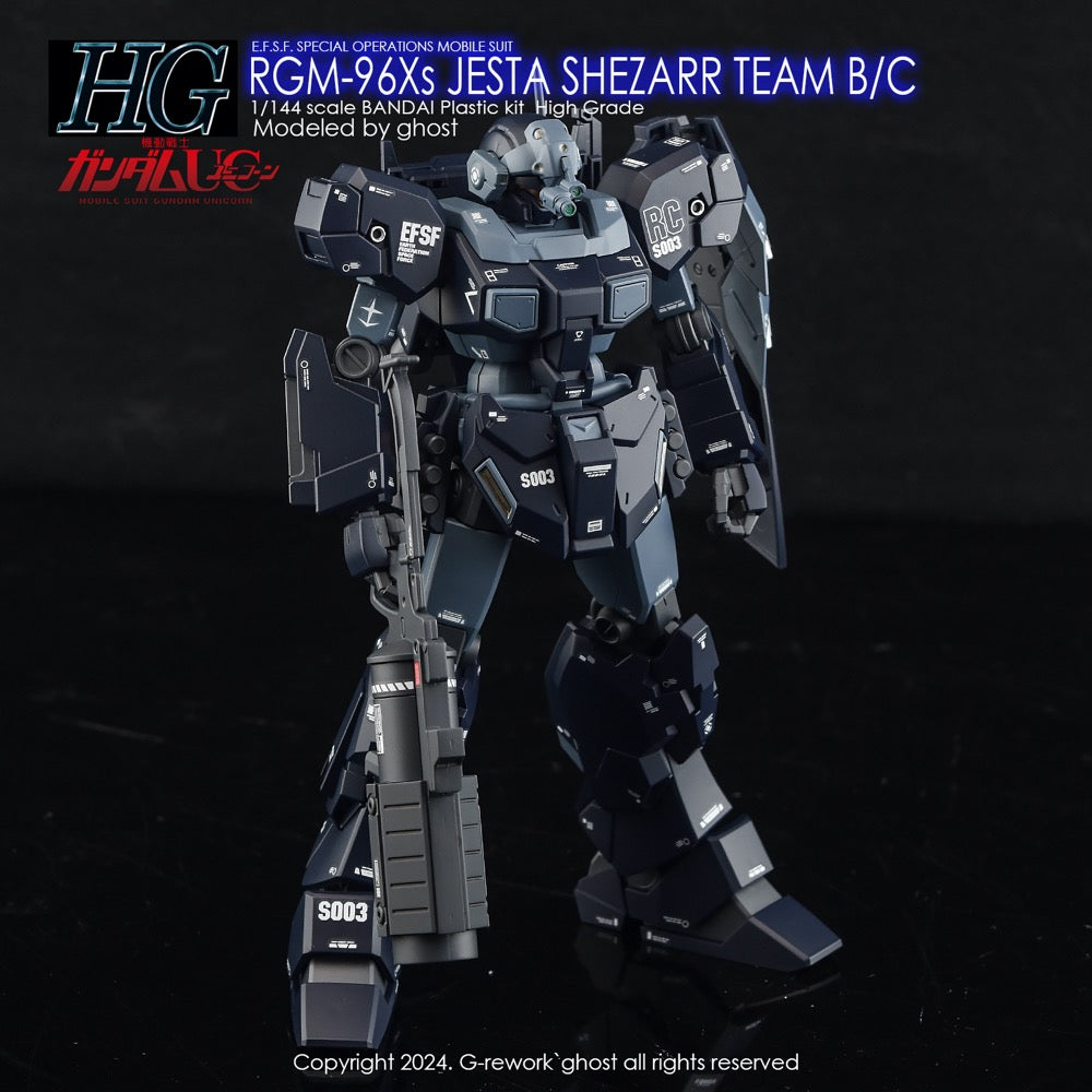 G-Rework CD-HL184 Premium Decal for HG RGm-96Xs Jesta Shezarr Type B/C