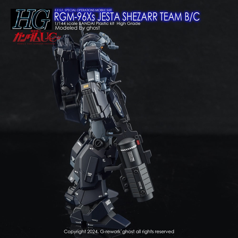 G-Rework CD-HL184 Premium Decal for HG RGm-96Xs Jesta Shezarr Type B/C
