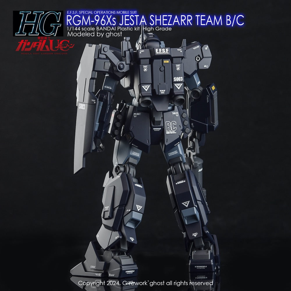 G-Rework CD-HL184 Premium Decal for HG RGm-96Xs Jesta Shezarr Type B/C