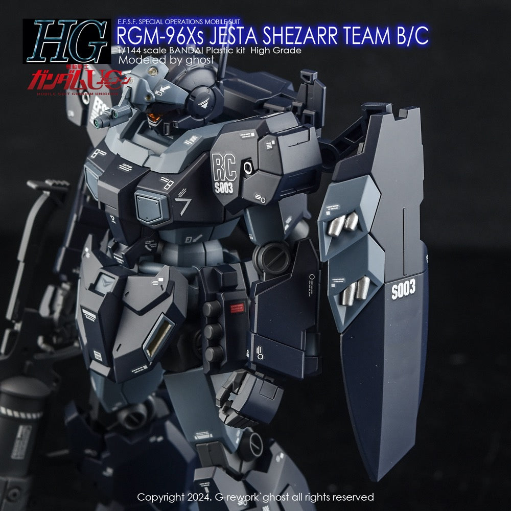 G-Rework CD-HL184 Premium Decal for HG RGm-96Xs Jesta Shezarr Type B/C