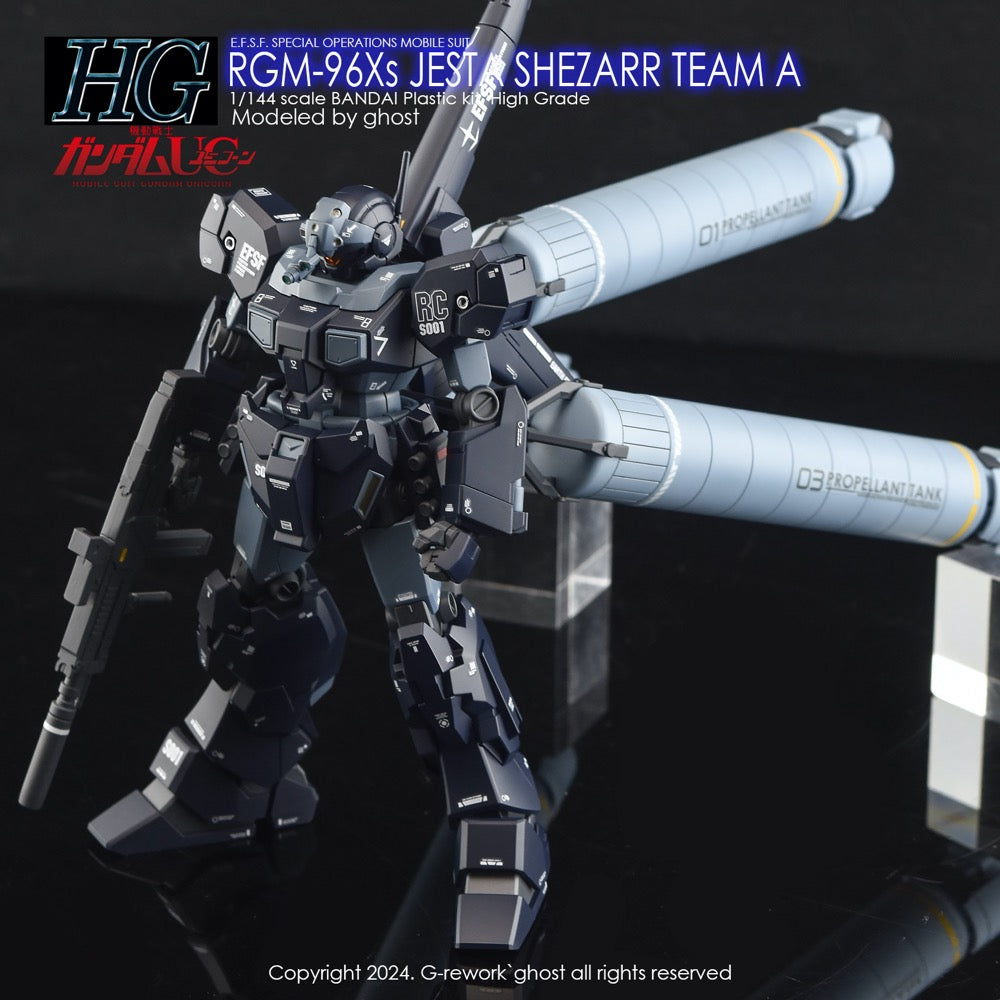 G-Rework CD-HL185 Premium Decal for HG RGm-96Xs Jesta Shezarr Type A