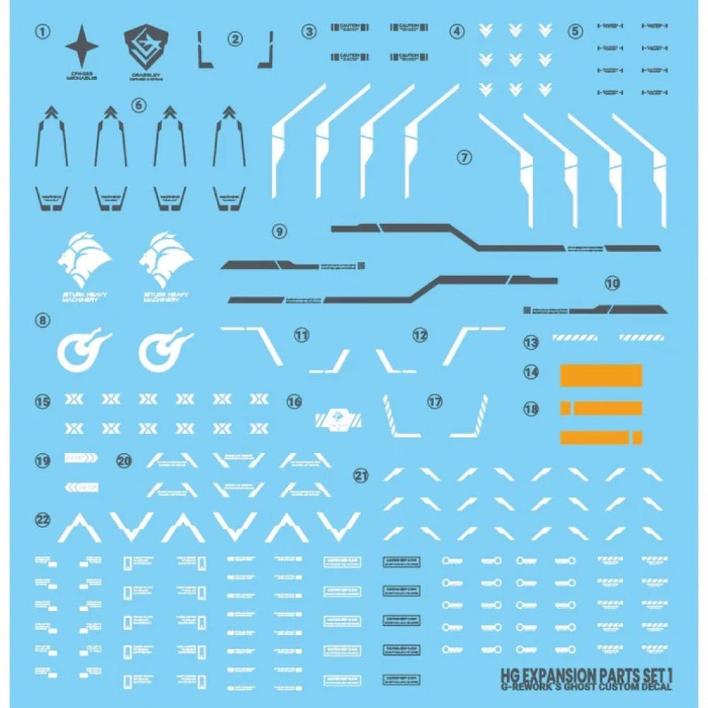 G-Rework CD-HL328 Premium Decal for HG Witch From Mercury Ex Set 1