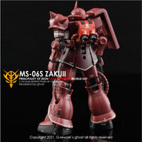 G-Rework CD-HO-01 Premium Decal for HG Origin Ms-06S Jakuii ( Char Aznable)