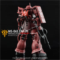 G-Rework CD-HO-01 Premium Decal for HG Origin Ms-06S Jakuii ( Char Aznable)