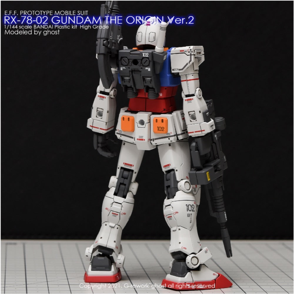 G-Rework CD-HO26 Premium Decal for HG Origin Gundam (Decal V2.0)
