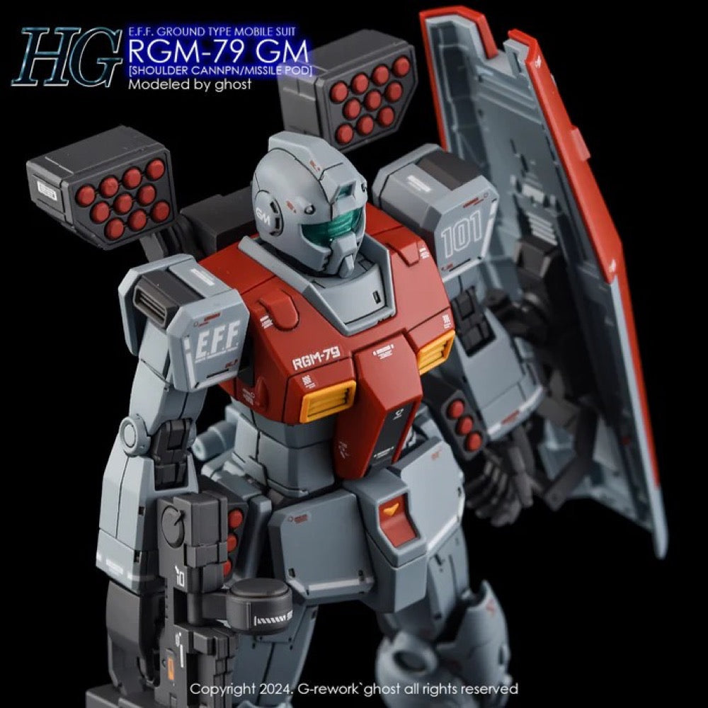 G-Rework CD-HO27 Premium Decal for HG RGm-79 Gm Missile Pod