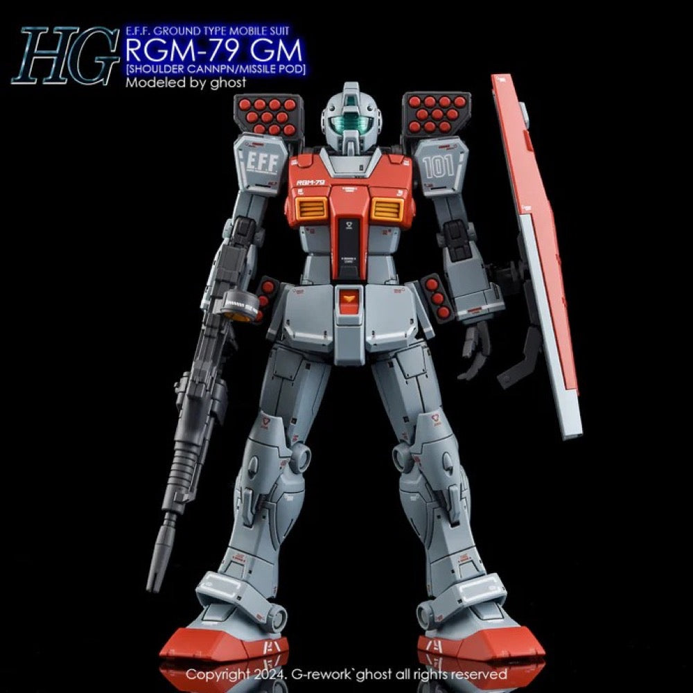 G-Rework CD-HO27 Premium Decal for HG RGm-79 Gm Missile Pod