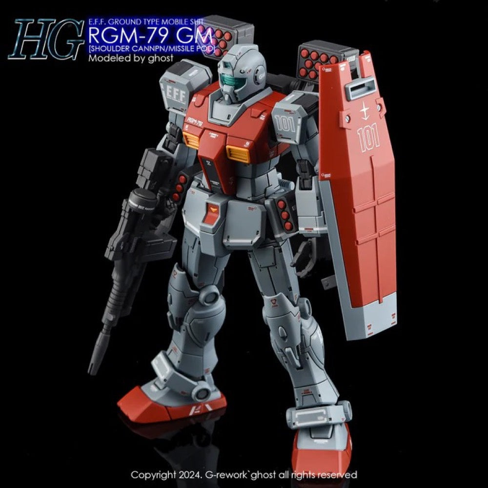 G-Rework CD-HO27 Premium Decal for HG RGm-79 Gm Missile Pod