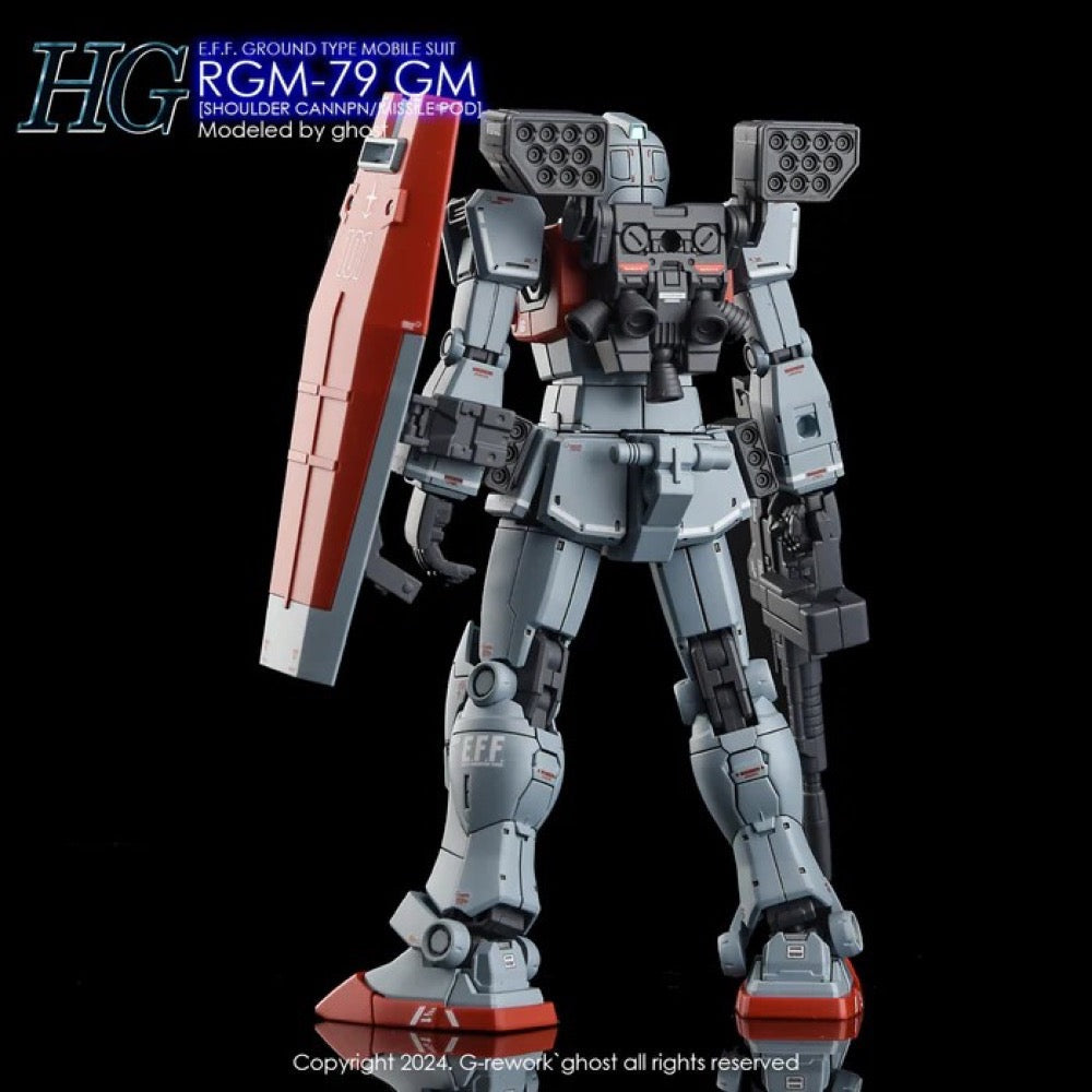 G-Rework CD-HO27 Premium Decal for HG RGm-79 Gm Missile Pod