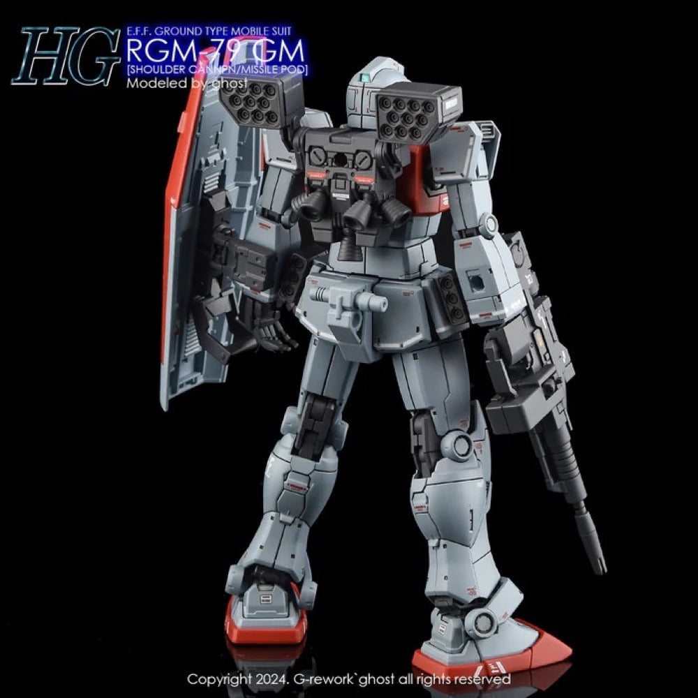 G-Rework CD-HO27 Premium Decal for HG RGm-79 Gm Missile Pod