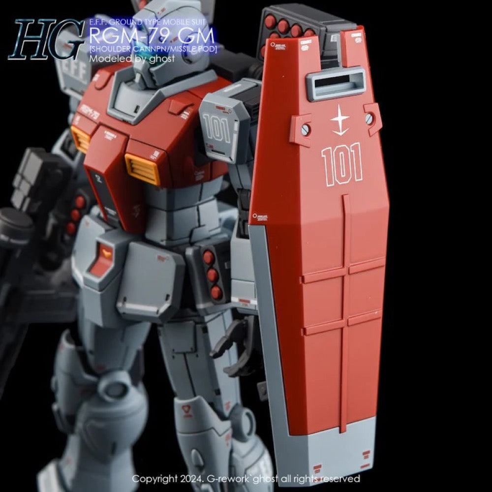 G-Rework CD-HO27 Premium Decal for HG RGm-79 Gm Missile Pod