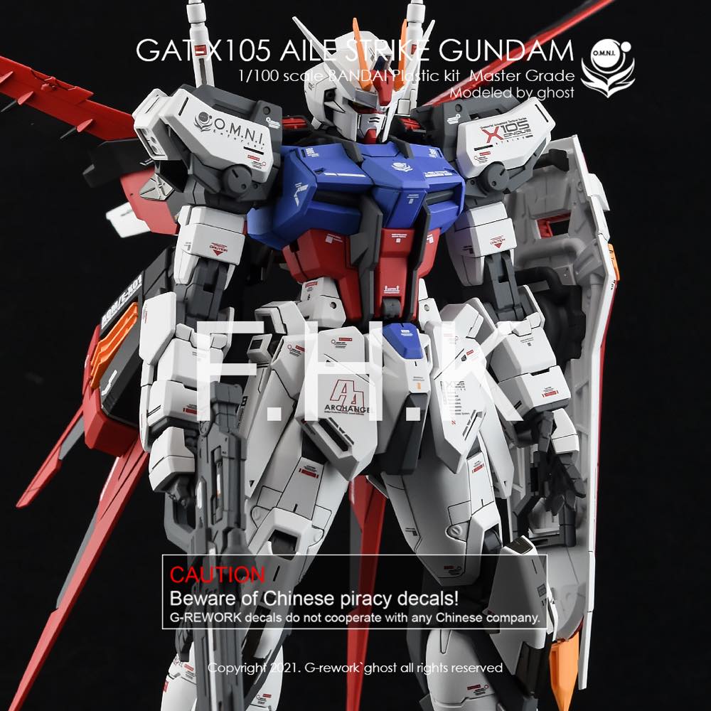 G-Rework CD-M169 Premium Decal for MG Aile Strike Ver. Rm