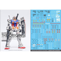 G-Rework CD-M190 Premium Decal for MG The Origin Gundam (Decal V2.0)