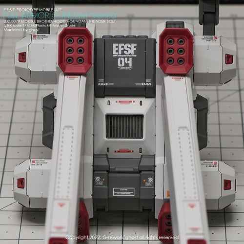 G-Rework CD-M193 Premium Decal for MG Full Armor Gundam Ver. Ka [Gundam Thunderbolt]