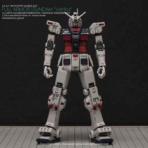 G-Rework CD-M193 Premium Decal for MG Full Armor Gundam Ver. Ka [Gundam Thunderbolt]