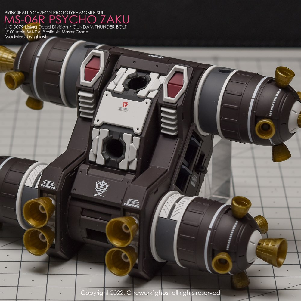 G-Rework CD-M194 Premium Decal for MG Psycho Zaku Thunder Bolt Ver.