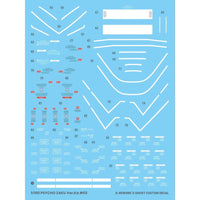 G-Rework CD-M194 Premium Decal for MG Psycho Zaku Thunder Bolt Ver.