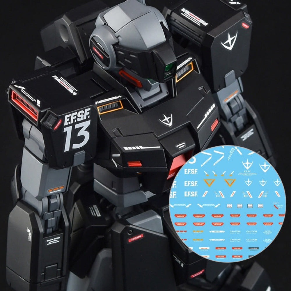 G-Rework CD-M195-L Premium Decal for MG RGm-79Sp Gm Sniper2¬†Lydo Wolf