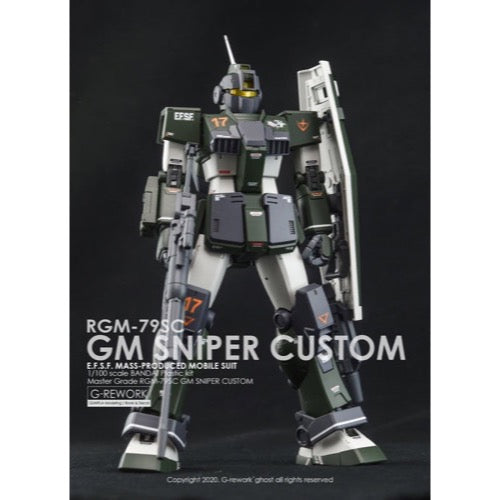 G-Rework CD-M199 Premium Decal for MG RGm-79Sc Gm Sniper Custom