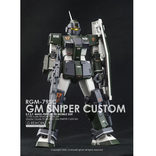 G-Rework CD-M199 Premium Decal for MG RGm-79Sc Gm Sniper Custom