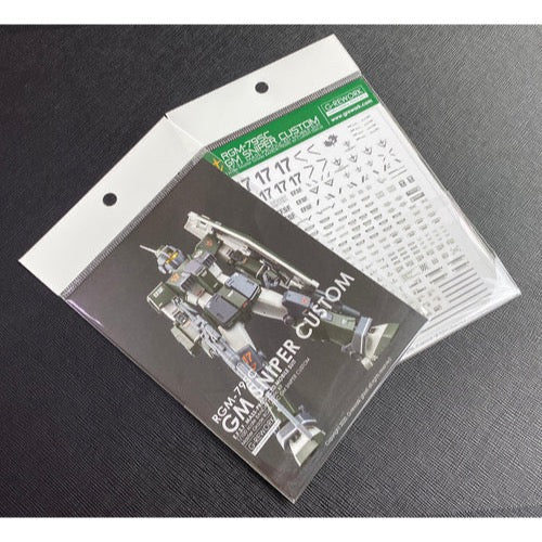 G-Rework CD-M199 Premium Decal for MG RGm-79Sc Gm Sniper Custom