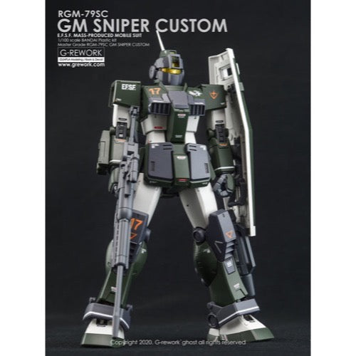 G-Rework CD-M199 Premium Decal for MG RGm-79Sc Gm Sniper Custom