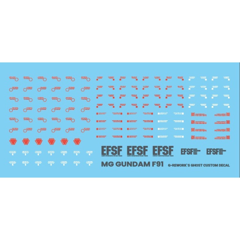G-Rework CD-M203 Premium Decal for MG Gundam F91 Ver2.0