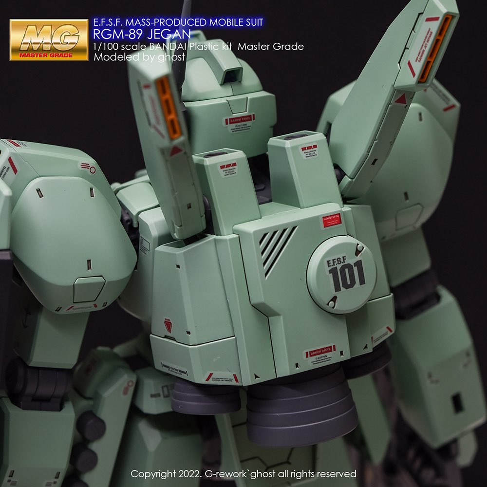 G-Rework CD-M204 Premium Decal for MG RGm-89 Jegan