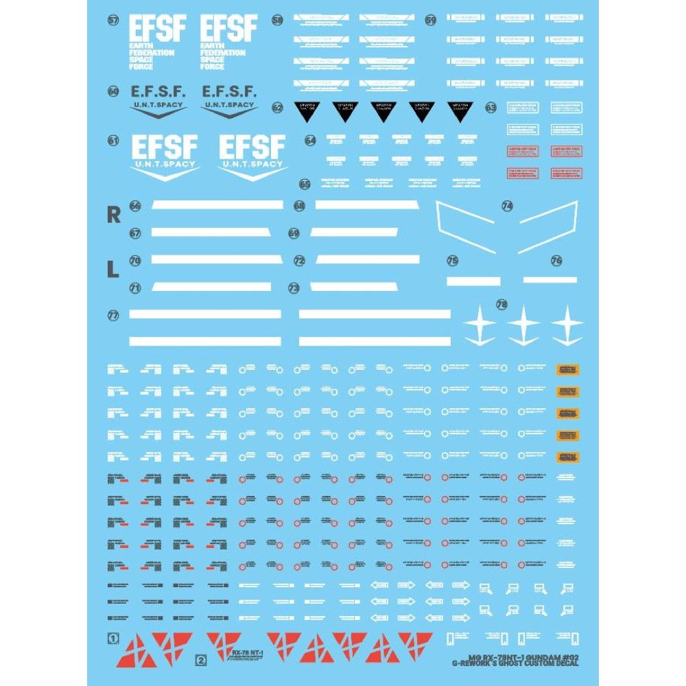 G-Rework CD-M210 Premium Decal for MG Alex 2.0