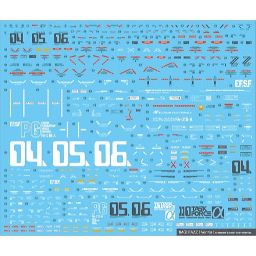 G-Rework CD-M213 Premium Decal for MG Fazz Ver.Ka