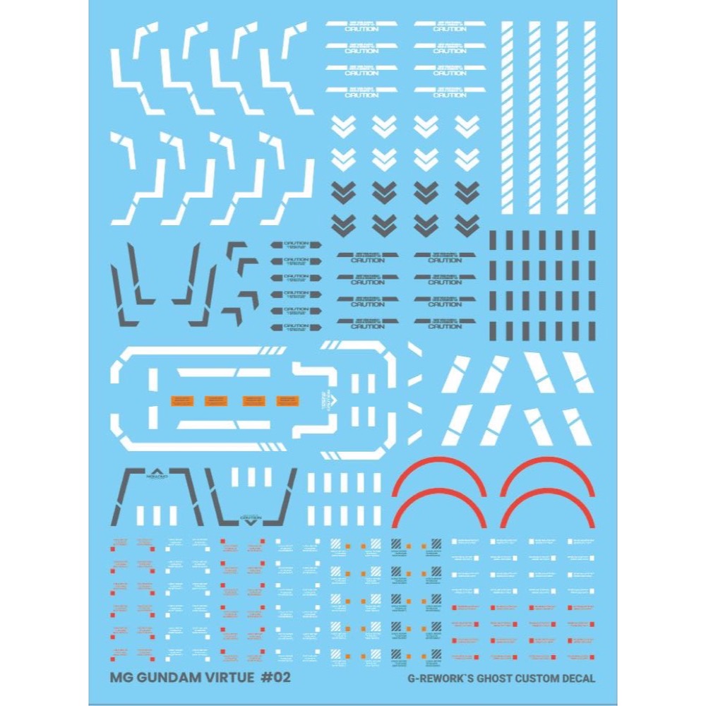 G-Rework CD-M218 Premium Decal for MG Virtue