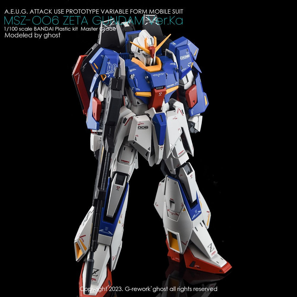 G-Rework CD-M221 Premium Decal for MG Zeta Gundam Ver.Ka