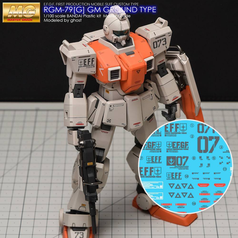 G-Rework CD-M40 Premium Decal for MG RGm-79G Gm Ground Type
