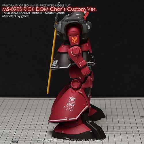 G-Rework CD-M58 Premium Decal for MG Rick Dom 1.5 Char Ver.