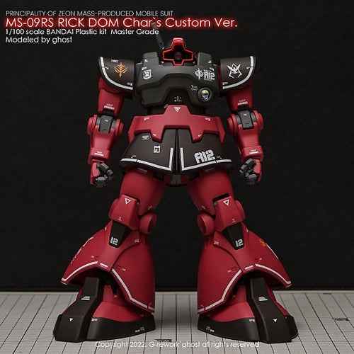 G-Rework CD-M58 Premium Decal for MG Rick Dom 1.5 Char Ver.