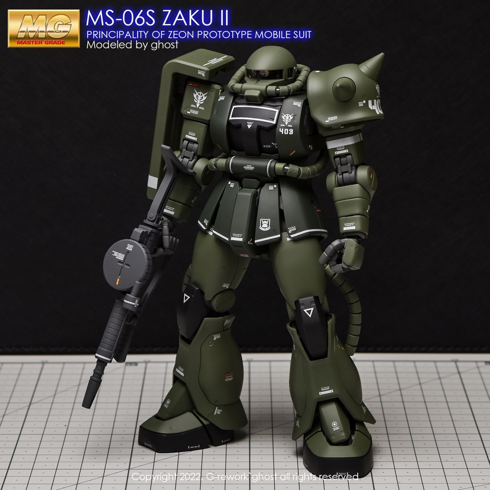 G-Rework CD-M97 Premium Decal for MG Zaku2 2.0 (Decal V2.0)