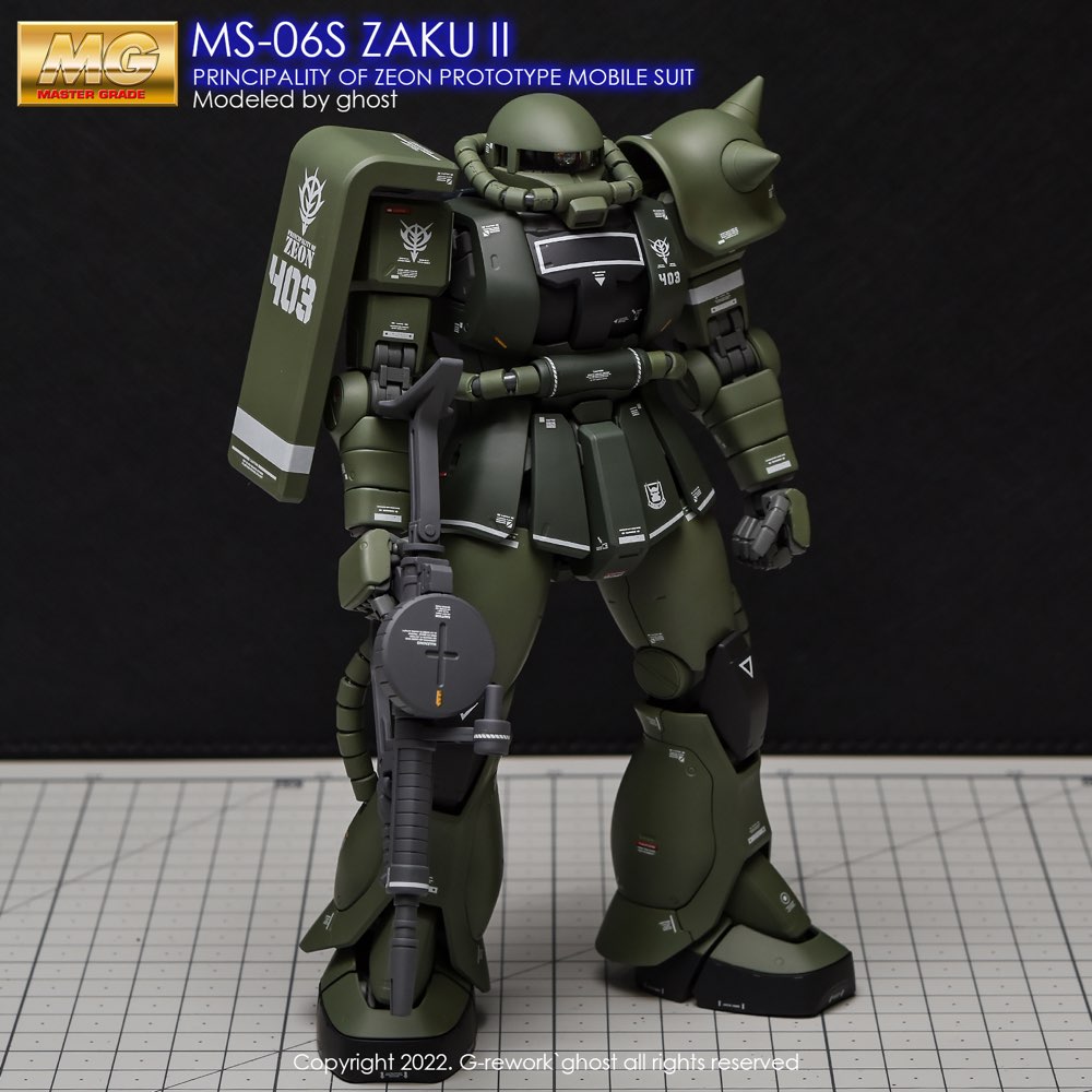 G-Rework CD-M97 Premium Decal for MG Zaku2 2.0 (Decal V2.0)