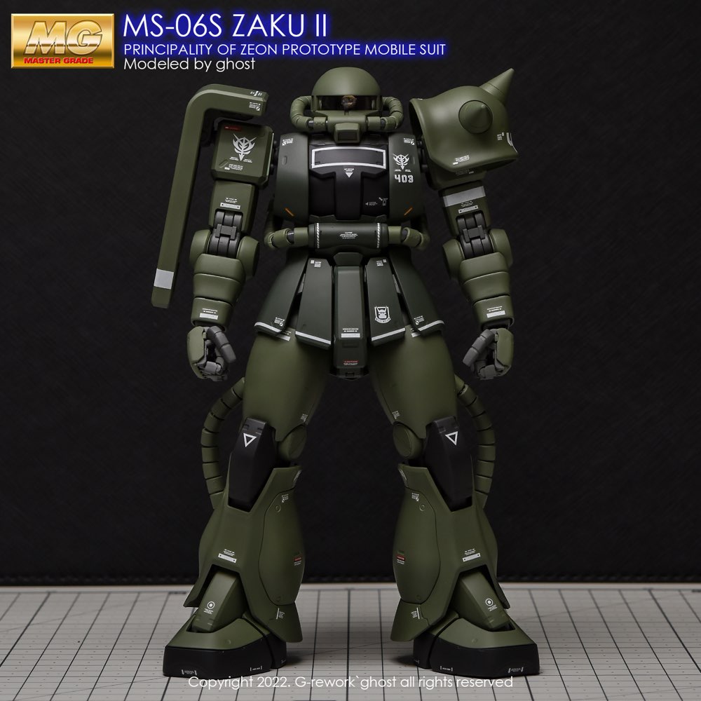 G-Rework CD-M97 Premium Decal for MG Zaku2 2.0 (Decal V2.0)