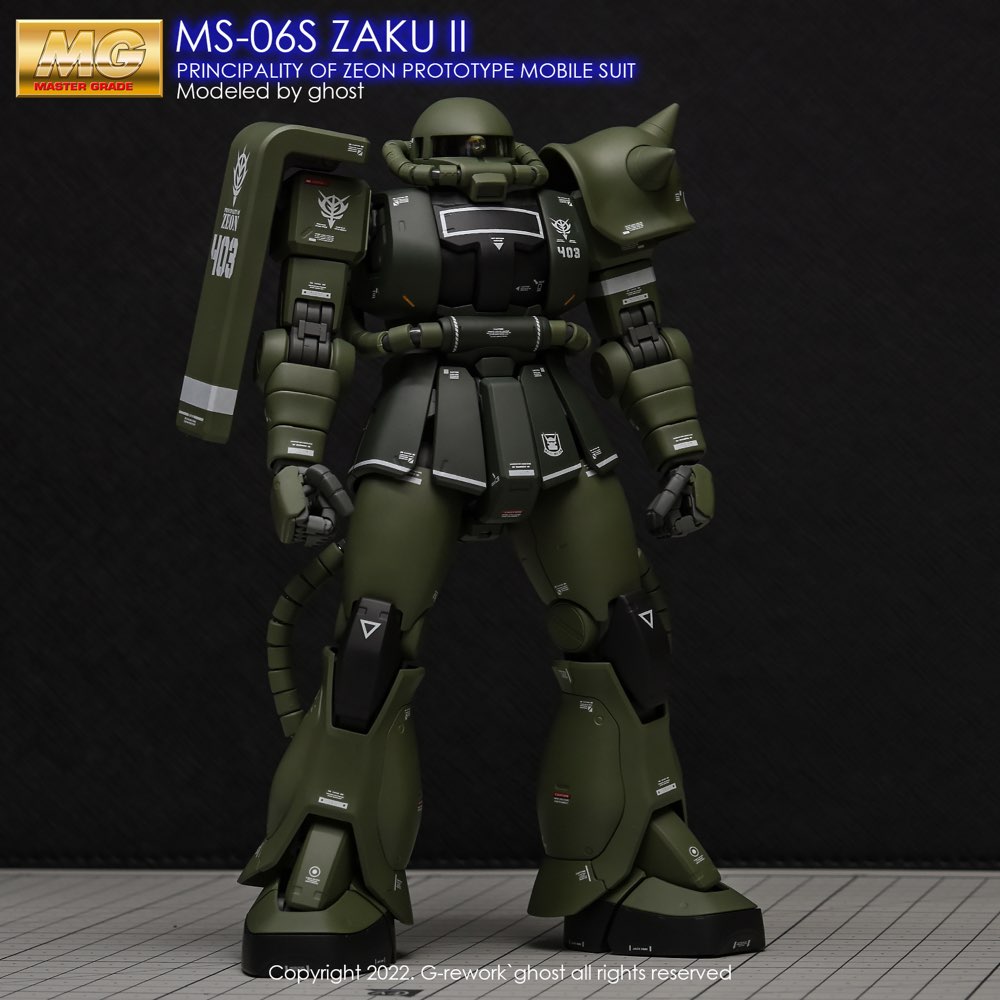 G-Rework CD-M97 Premium Decal for MG Zaku2 2.0 (Decal V2.0)